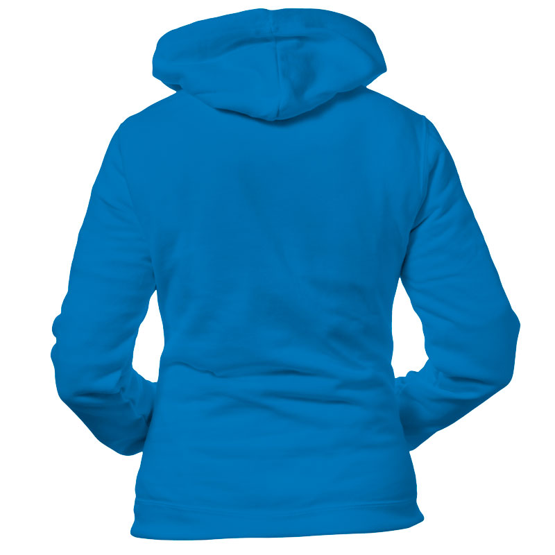 Sudadera Capucha Contrastada Mujer Trasero